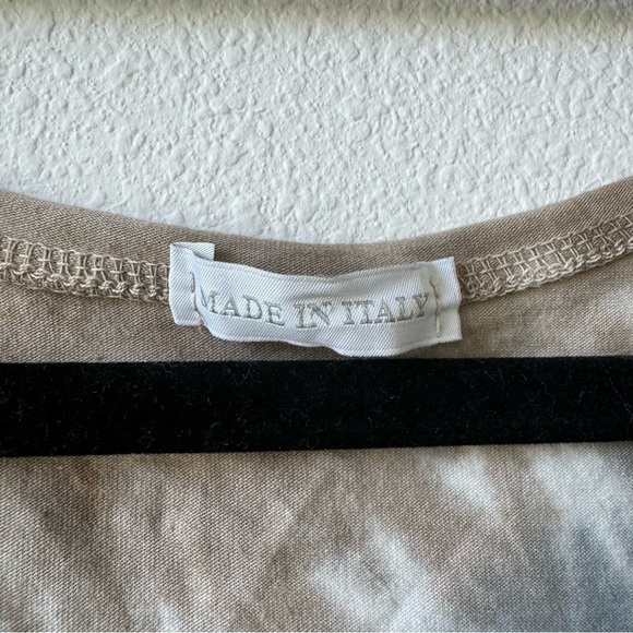 Italy Made Shyloh Tie Dye Midi Sun Dress crochet Bottom Ombre Yellow One Size - Picture 4 of 7